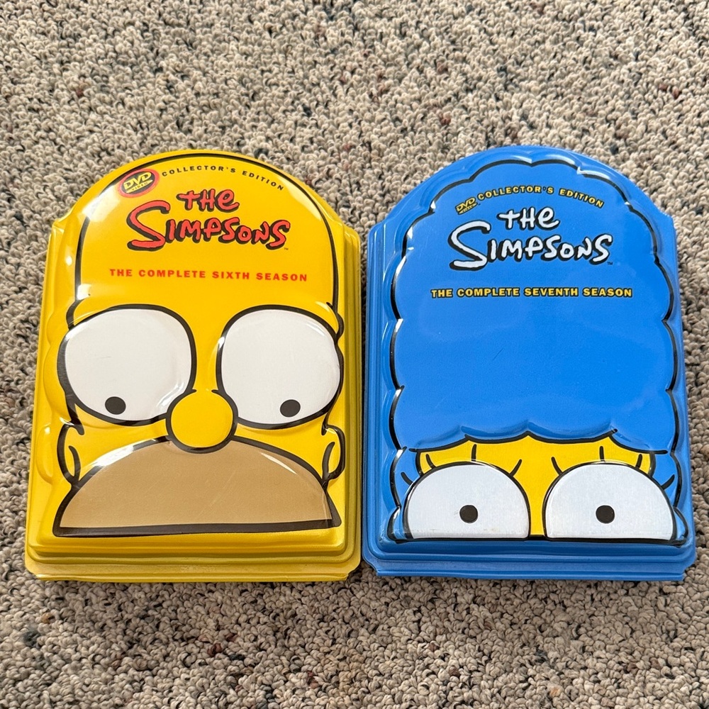 The Simpsons DVD Collector's Edition Set Homer Season 6 Marge Season Seven